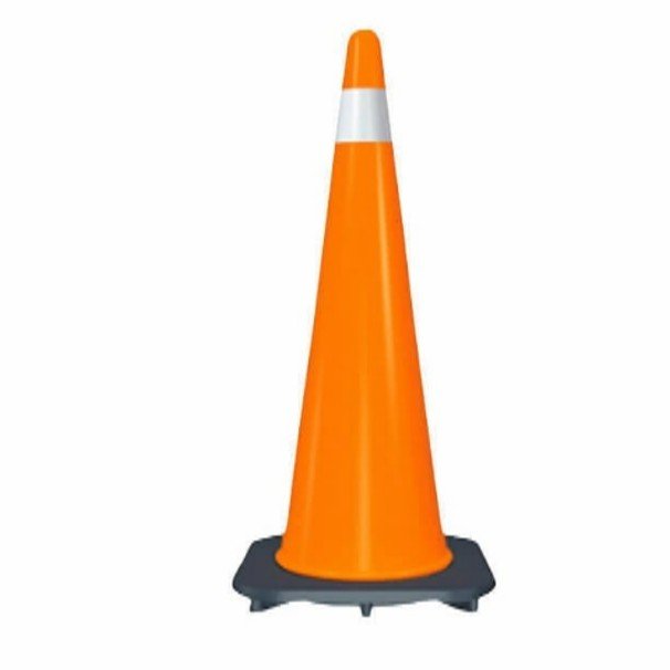 Cono preventivo color naranja sin reflejante